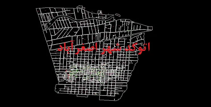 دانلود نقشه اتوکد شهر اصغرآباد