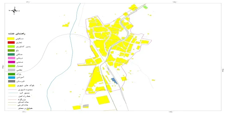 نقشه شیپ فایل (GIS) شهر خداجو 1404 + عکس با کیفیت