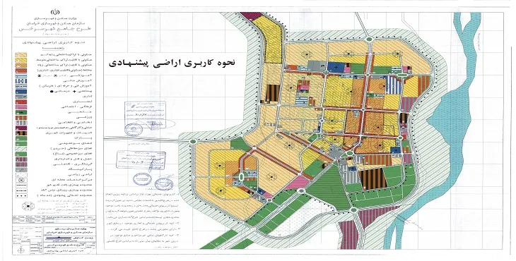 دانلود آلبوم نقشه های طرح جامع شهر سرخس