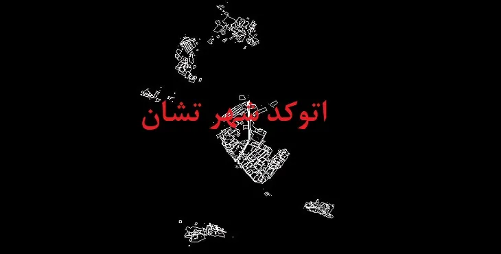 دانلود نقشه اتوکد شهر تشان