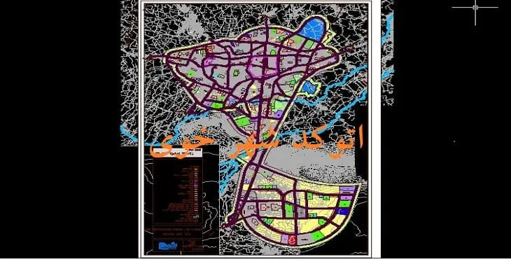 دانلود نقشه اتوکد (Autocad) شهر خوی سال 91