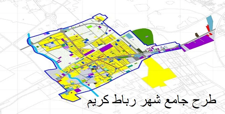 دانلود طرح جامع شهر رباط کریم