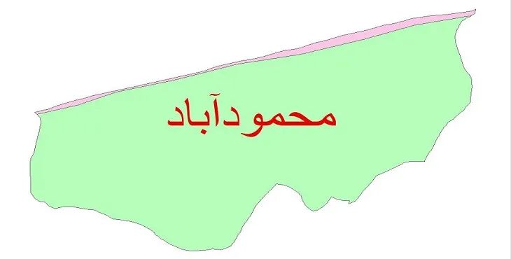 نقشه شیپ فایل (GIS) زمین‌ شناسی شهرستان محمودآباد