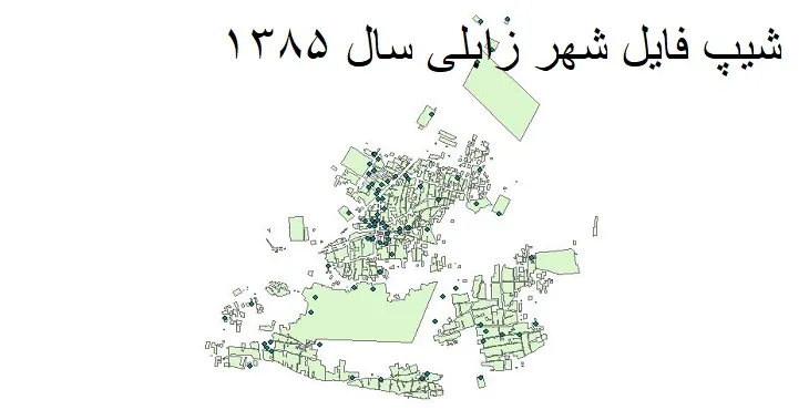دانلود شیپ فایل بلوک آماری شهر مهرستان