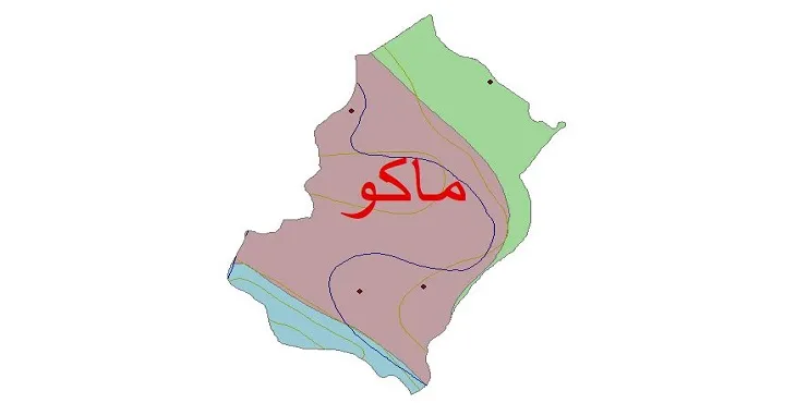 نقشه شیپ‌ فایل اقلیم‌شناسی شهرستان ماکو + 7 لایه اقلیمی