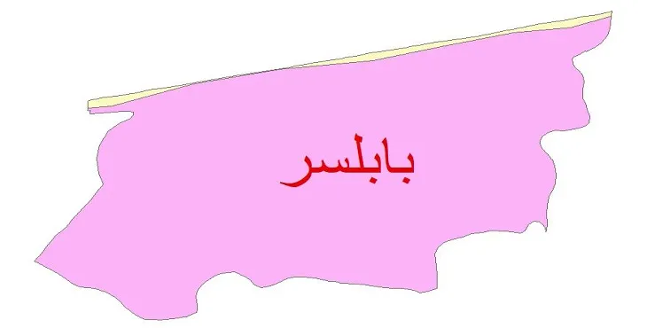 نقشه شیپ فایل (GIS) زمین‌ شناسی شهرستان بابلسر
