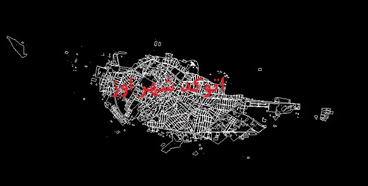 دانلود نقشه اتوکد شهر اوز