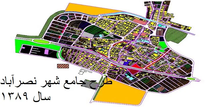 دانلود طرح جامع شهر نصرآباد اصفهان سال 89
