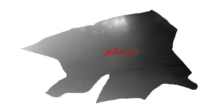 دانلود نقشه دم (DEM) شهرستان نرماشیر | دقت 30 متر