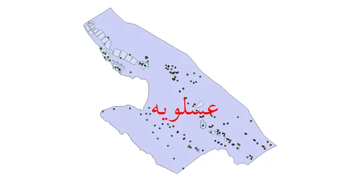 دانلود نقشه جمعیت نقاط شهری و روستایی شهرستان عسلویه از سال 1335 تا 1395