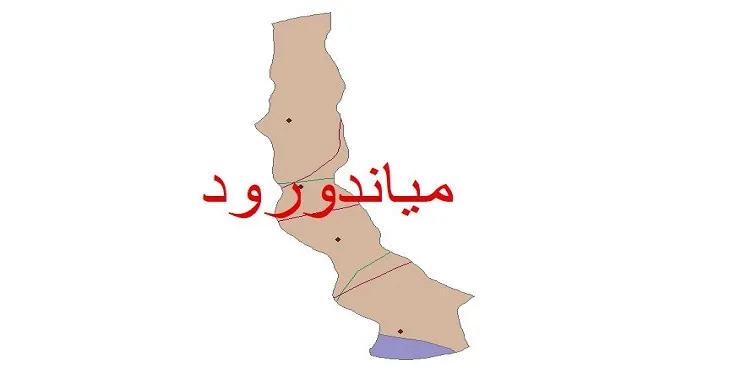 نقشه شیپ‌ فایل اقلیم‌شناسی شهرستان میاندورود + 7 لایه اقلیمی