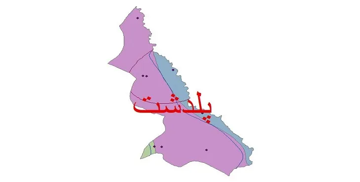 نقشه شیپ‌ فایل اقلیم‌شناسی شهرستان پلدشت + 7 لایه اقلیمی