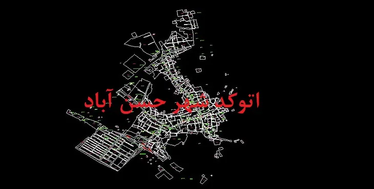 دانلود نقشه اتوکد شهر حسن آباد اصفهان