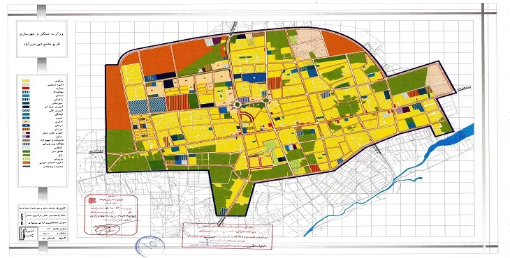 دانلود آلبوم نقشه های طرح جامع شهر عنبرآباد