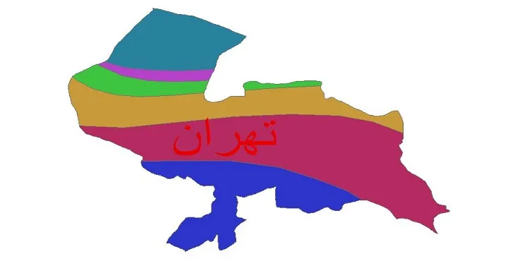 نقشه شیپ‌ فایل اقلیم‌شناسی شهرستان تهران + 7 لایه اقلیمی