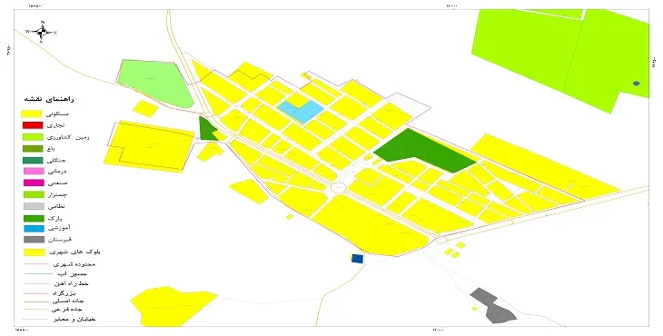 جدیدترین نقشه شهر موسیان | قابل چاپ + کیفیت بالا