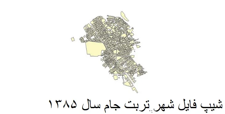 دانلود شیپ فایل بلوک آماری شهر تربت جام
