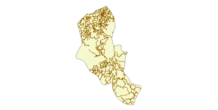 جدیدترین نقشه شیپ فایل راه های شهرستان سیاهکل + PDF