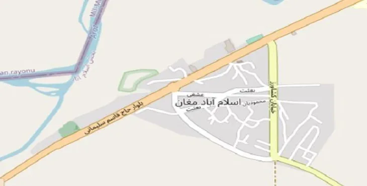 دانلود نقشه شهر اسلام آباد مغان + pdf با کیفیت بالا