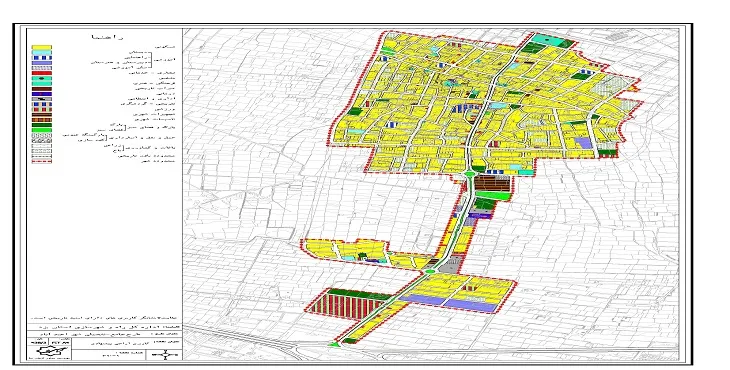 دانلود طرح جامع-تفصیلی شهر احمدآباد اردکان سال 92 + نقشه ها