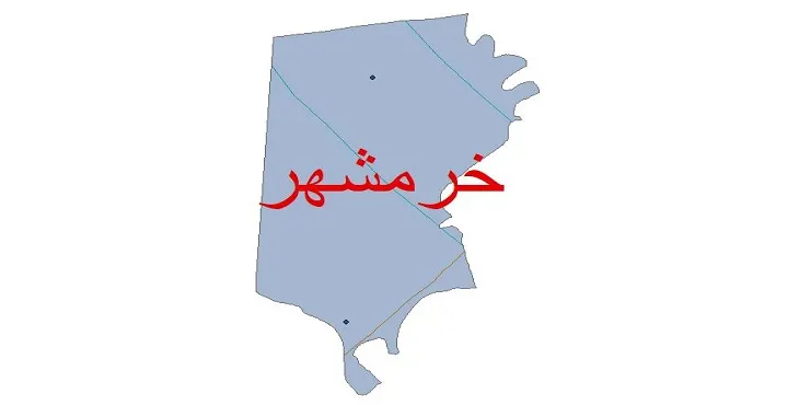 نقشه شیپ‌ فایل اقلیم‌شناسی شهرستان خرمشهر + 7 لایه اقلیمی