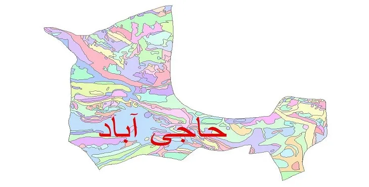 نقشه شیپ فایل (GIS) زمین‌ شناسی شهرستان حاجی آباد
