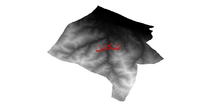 دانلود نقشه دم (DEM) شهرستان تنکابن | دقت 30 متر