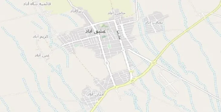 دانلود نقشه شهر عشق آباد طبس + pdf با کیفیت بالا