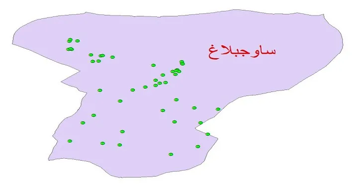 دانلود نقشه شیپ فایل کیفیت آب چاه های شهرستان ساوجبلاغ