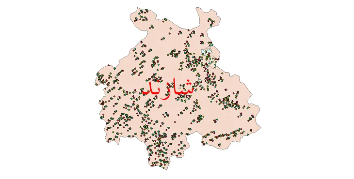 دانلود نقشه شیپ فایل جمعیت نقاط شهری و روستایی شهرستان شازند از سال 1335 تا 1395