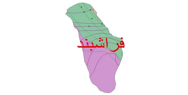 نقشه شیپ‌ فایل اقلیم‌شناسی شهرستان فراشبند + 7 لایه اقلیمی