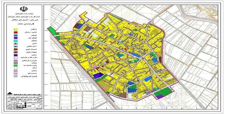 دانلود طرح جامع-تفصیلی شهر ترکالکی سال 96+آلبوم نقشه ها