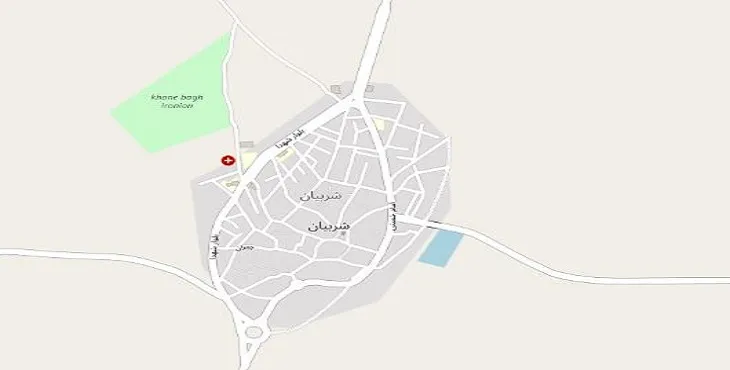 دانلود نقشه شهر شربیان + pdf با کیفیت بالا