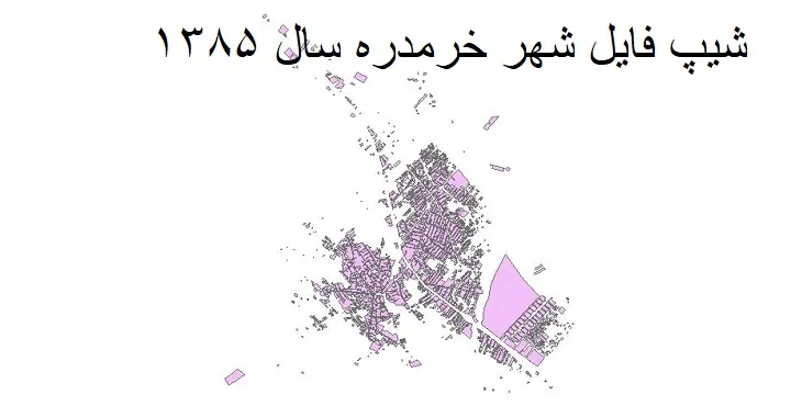 دانلود شیپ فایل بلوک آماری شهر خرمدره