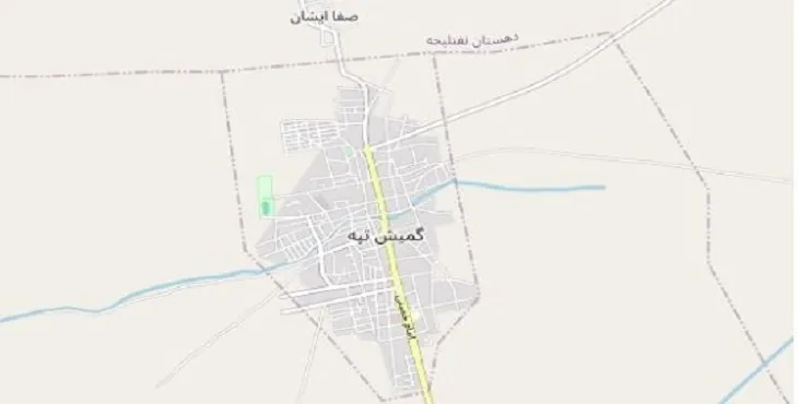 دانلود نقشه شهر گمیش تپه + pdf با کیفیت بالا