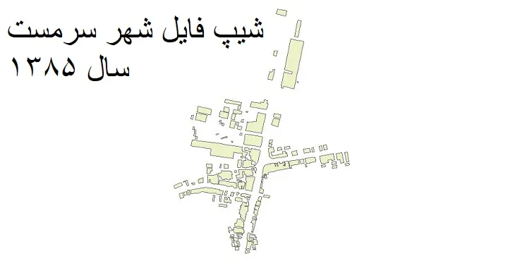 دانلود شیپ فایل بلوک آماری شهر سرمست