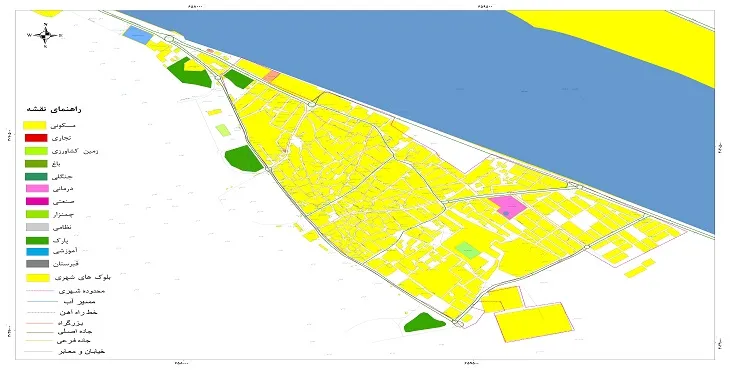 جدیدترین نقشه شهر عسلویه | قابل چاپ + کیفیت بالا