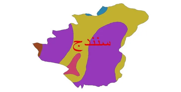 نقشه شیپ‌ فایل اقلیم‌شناسی شهرستان سنندج + 7 لایه اقلیمی