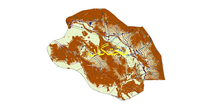 دانلود نقشه های شیپ فایل شهرستان بختگان + کاملترین لایه GIS