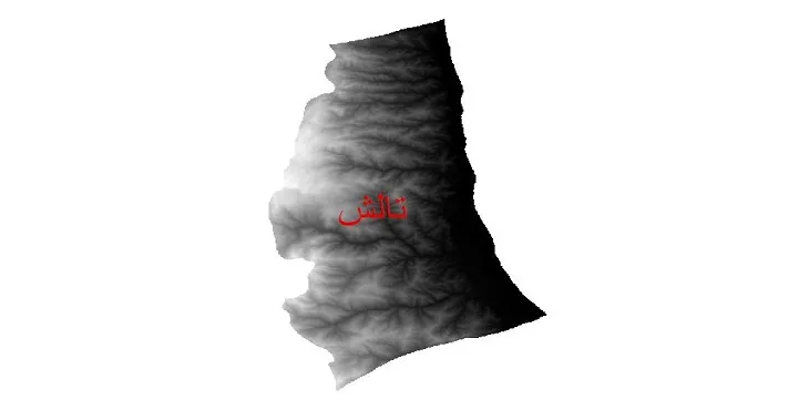 دانلود نقشه دم (DEM) شهرستان تالش | دقت 30 متر