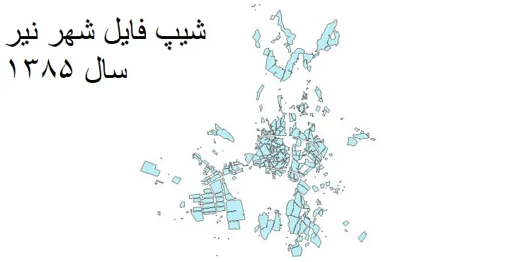 دانلود شیپ فایل بلوک آماری شهر نیر تفت