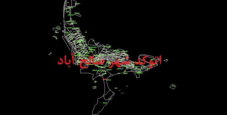 دانلود نقشه اتوکد شهر صالح آباد مهران