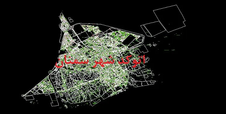 دانلود نقشه اتوکد شهر سمنان