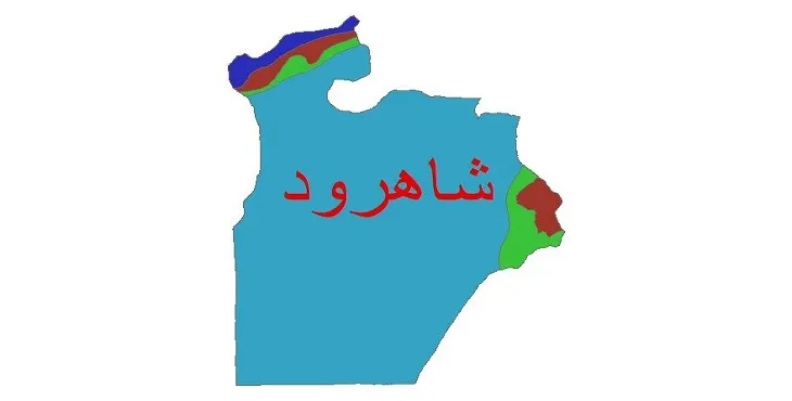 نقشه شیپ‌ فایل اقلیم‌شناسی شهرستان شاهرود + 7 لایه اقلیمی