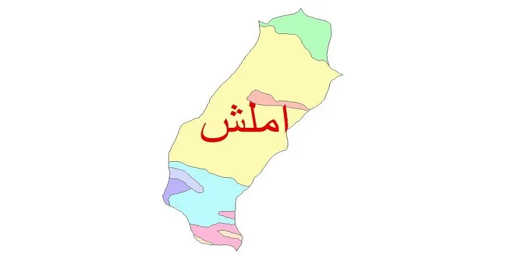 نقشه شیپ فایل (GIS) زمین‌ شناسی شهرستان املش
