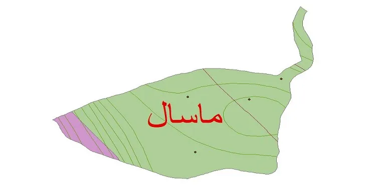نقشه شیپ‌ فایل اقلیم‌شناسی شهرستان ماسال + 7 لایه اقلیمی