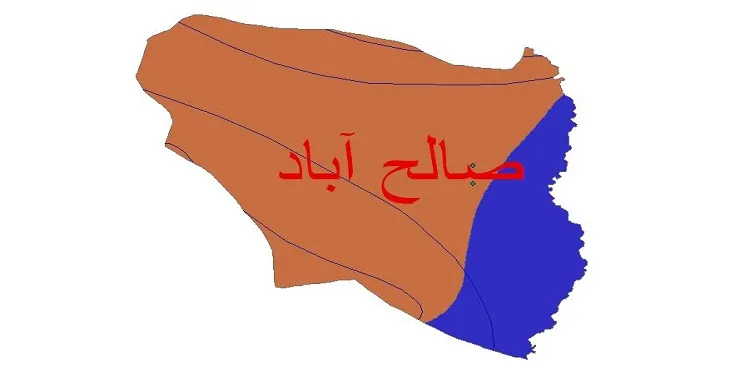 نقشه شیپ‌ فایل اقلیم‌شناسی شهرستان صالح آباد + 7 لایه اقلیمی