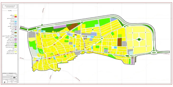 دانلود آلبوم نقشه های طرح جامع-تفصیلی شهر سجاس