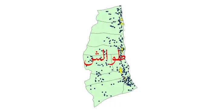 دانلود نقشه شیپ فایل (GIS) تقسیمات سیاسی شهرستان تالش سال 1400