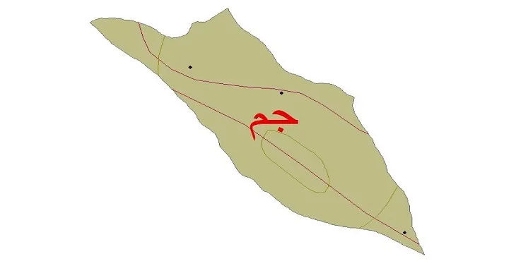نقشه شیپ‌ فایل اقلیم‌شناسی شهرستان جم + 7 لایه اقلیمی